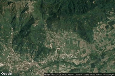 Vue aérienne de Villar San Costanzo