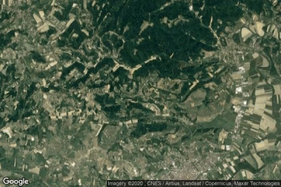 Vue aérienne de Vaglio Serra