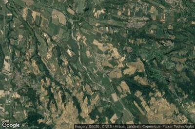 Vue aérienne de Francavilla Bisio