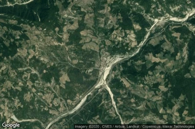 Vue aérienne de Solignano
