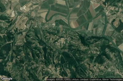 Vue aérienne de Ponzano Romano