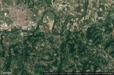 Vue aérienne de Visone