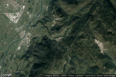 Vue aérienne de Faedo