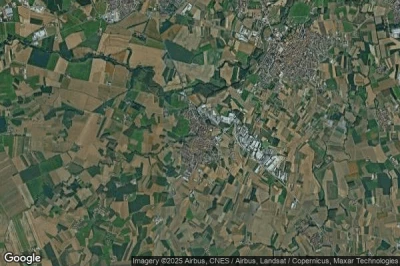 Vue aérienne de Piobesi Torinese