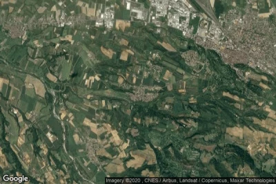 Vue aérienne de Pasturana