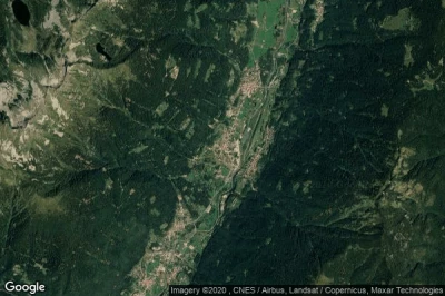 Vue aérienne de Strembo
