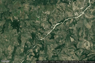 Vue aérienne de Mercatino Conca