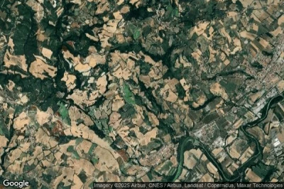 Vue aérienne de Serrungarina