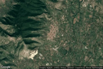 Vue aérienne de Falciano del Massico