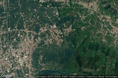 Vue aérienne de Carbonara di Nola