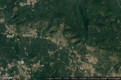Vue aérienne de Pago del Vallo di Lauro