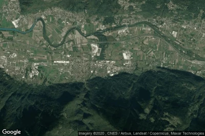Vue aérienne de Andalo Valtellino