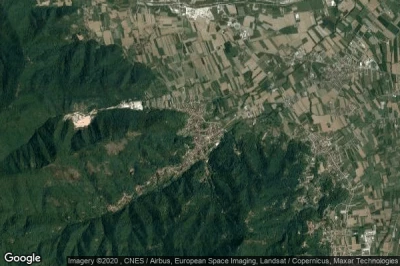 Vue aérienne de Bernezzo