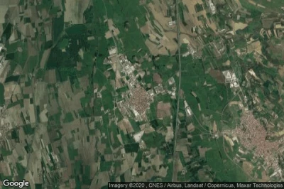 Vue aérienne de Caramagna Piemonte