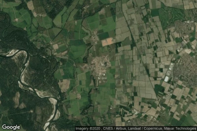Vue aérienne de Besate