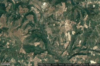 Vue aérienne de Baschi