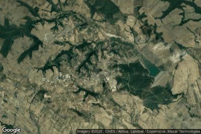 Vue aérienne de Genzano di Lucania