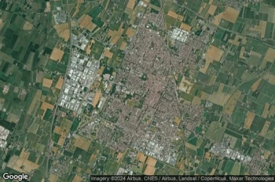 Vue aérienne de Carpi