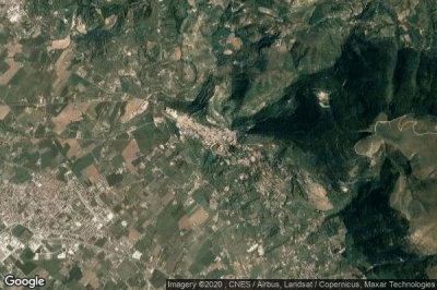 Vue aérienne de Assisi