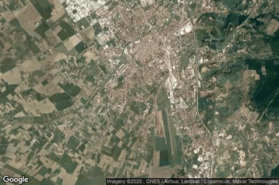 Vue aérienne de Foligno