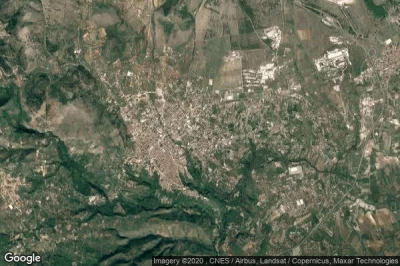 Vue aérienne de Castrovillari