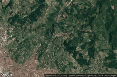 Vue aérienne de Fiesole