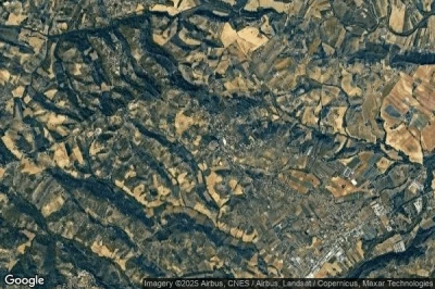 Vue aérienne de Collecorvino
