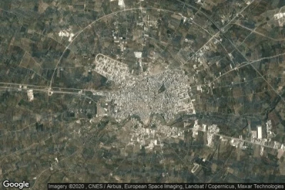 Vue aérienne de Bitonto