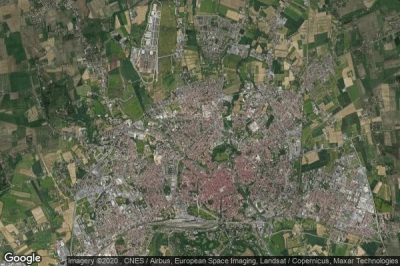 Vue aérienne de Vicenza