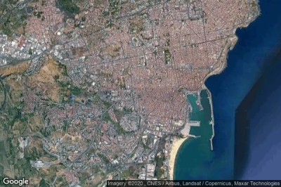 Vue aérienne de Catania
