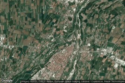 Vue aérienne de Cuneo
