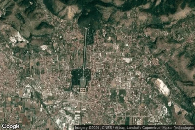 Vue aérienne de Caserta