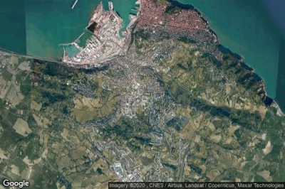 Vue aérienne de Ancona