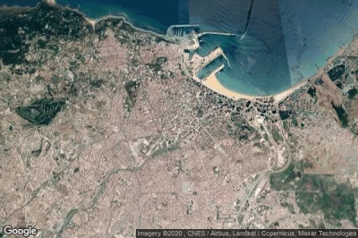 Vue aérienne de Tanger