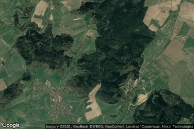 Vue aérienne de Wartburgkreis