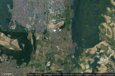 Vue aérienne de Nußloch