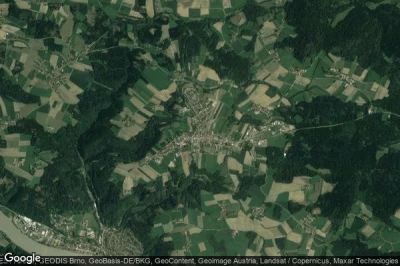 Vue aérienne de Untergriesbach, Markt