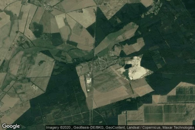 Vue aérienne de Ganzlin