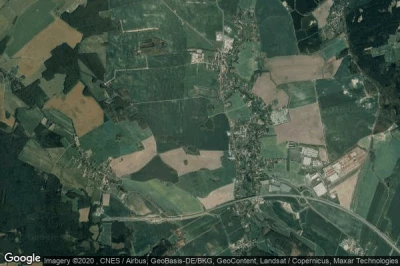 Vue aérienne de Kodersdorf