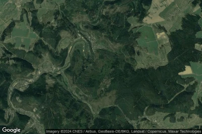 Vue aérienne de Schwarzburg