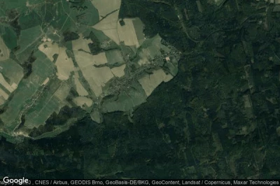 Vue aérienne de Teichwolframsdorf