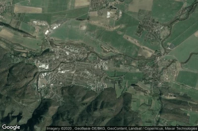 Vue aérienne de Thale, Stadt