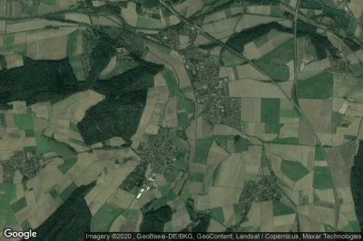 Vue aérienne de Holle