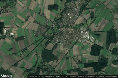 Vue aérienne de Scheeßel