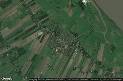 Vue aérienne de Drochtersen