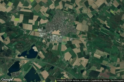 Vue aérienne de Uedem