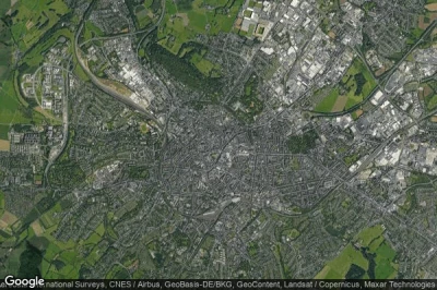 Vue aérienne de Aachen, Stadt