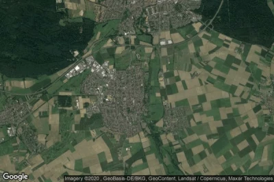 Vue aérienne de Groß-Zimmern