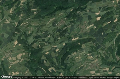 Vue aérienne de Bärweiler