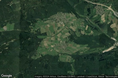 Vue aérienne de Dörrebach